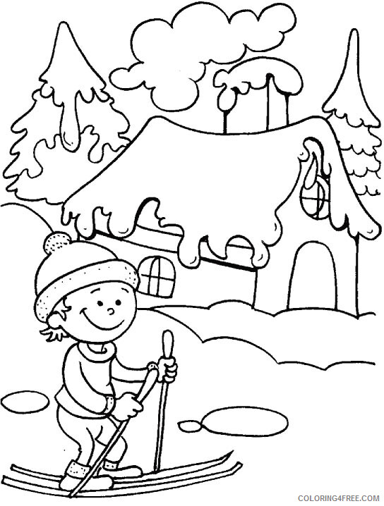 Winter Coloring Pages Nature Winter Printable 2021 855 Coloring4free