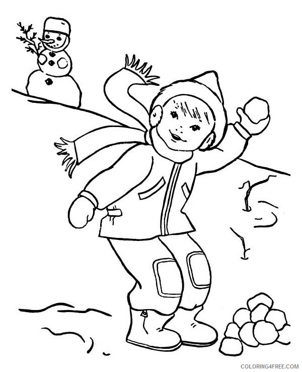 Winter Coloring Pages Nature Winter for Kids Printable 2021 851 Coloring4free