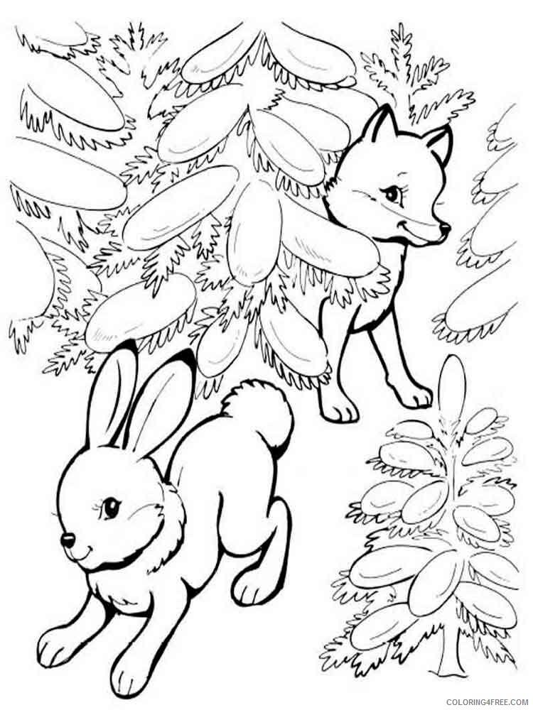 Winter Coloring Pages Nature winter 22 Printable 2021 845 Coloring4free