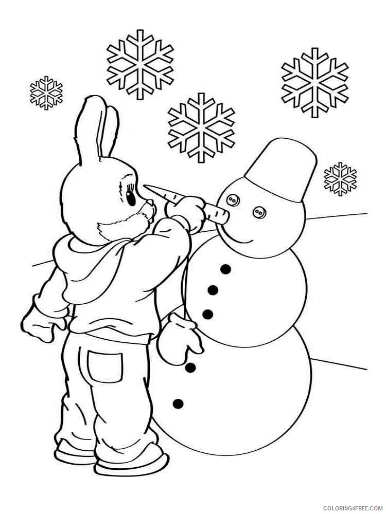 Winter Coloring Pages Nature winter 3 Printable 2021 846 Coloring4free