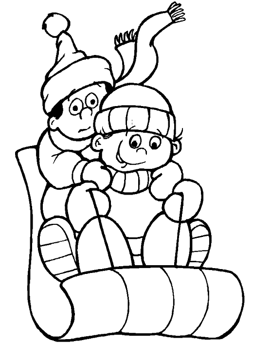 Winter Coloring Pages Nature winter cVu75 Printable 2021 819 Coloring4free