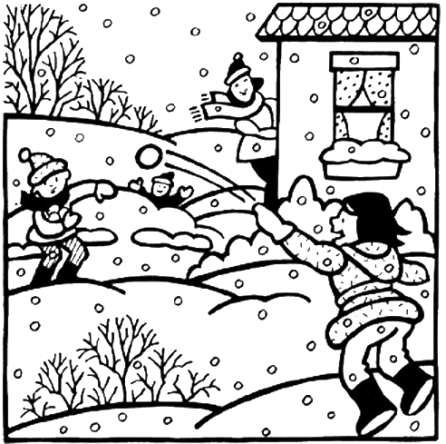 Winter Coloring Pages Nature winter xpaU2 Printable 2021 823 Coloring4free