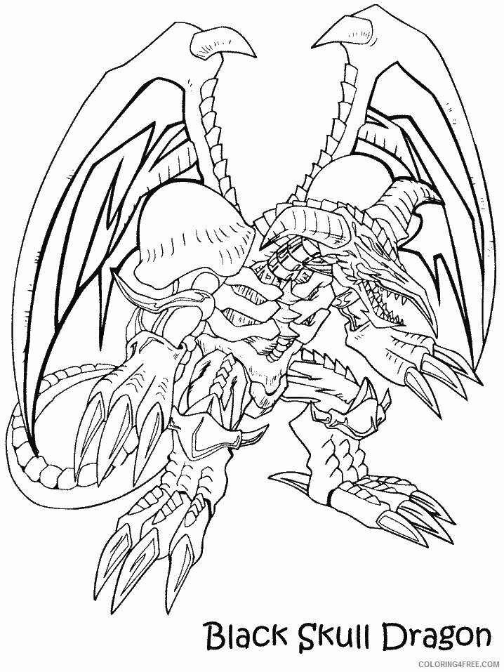 Yu Gi Oh Printable Coloring Pages Anime 1 2021 1161 Coloring4free