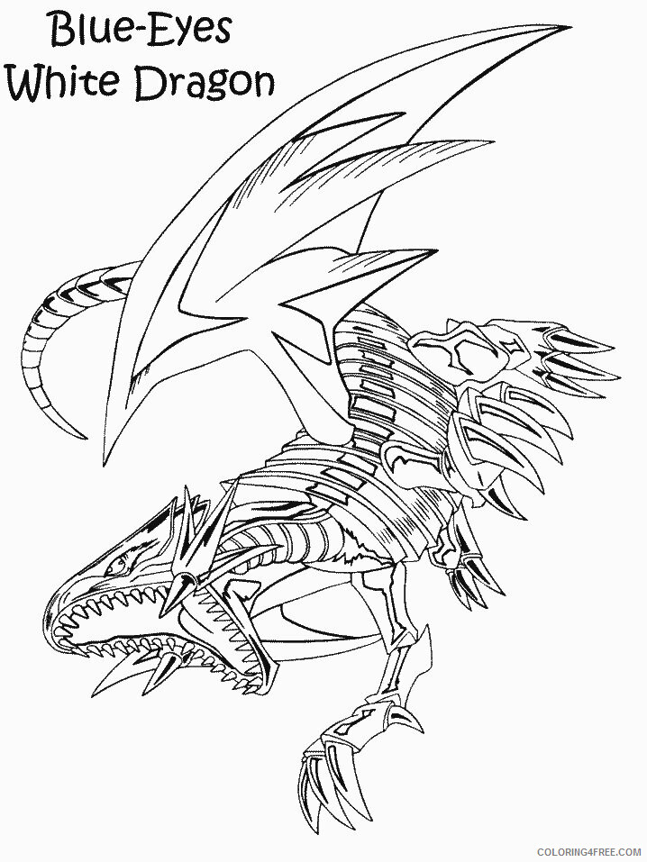 Yu Gi Oh Printable Coloring Pages Anime 10 2021 1162 Coloring4free