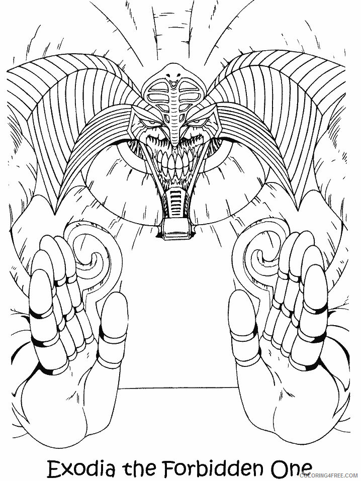 Yu Gi Oh Printable Coloring Pages Anime 15 2021 1167 Coloring4free