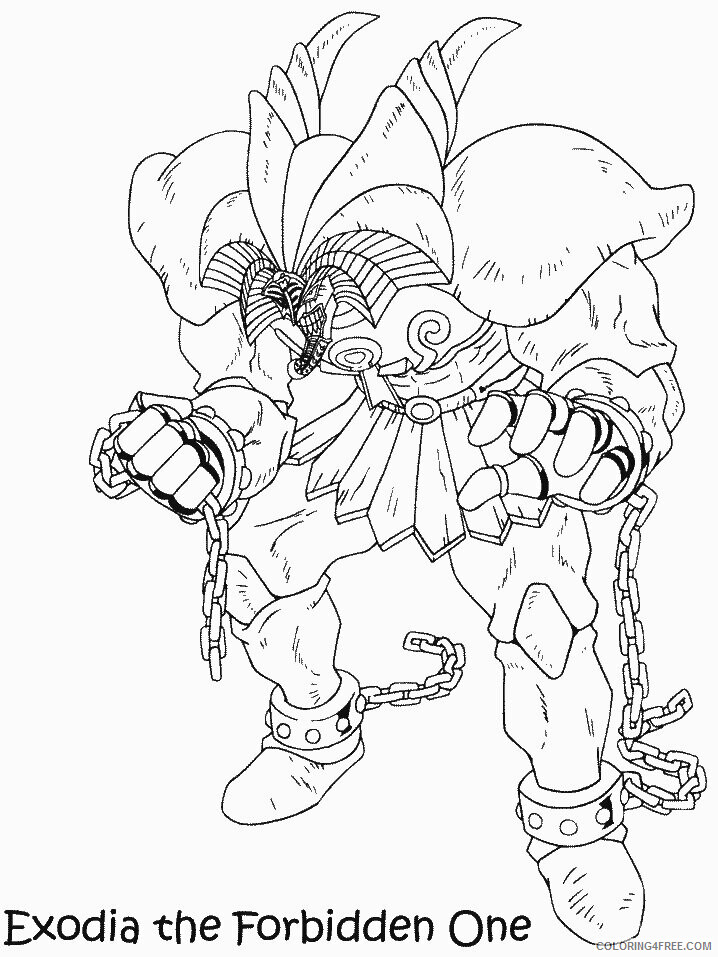 Yu Gi Oh Printable Coloring Pages Anime 16 2021 1168 Coloring4free