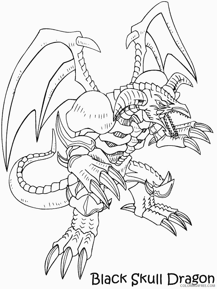 Yu Gi Oh Printable Coloring Pages Anime 2 2021 1170 Coloring4free
