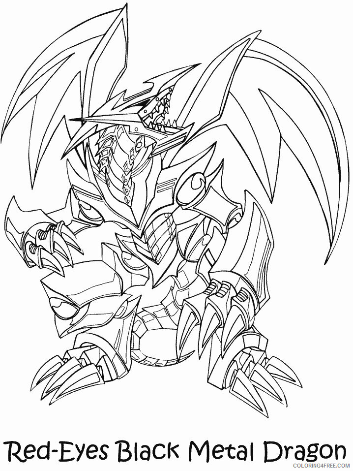 Yu Gi Oh Printable Coloring Pages Anime 20 2021 1171 Coloring4free