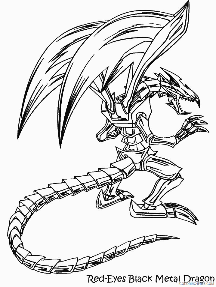 Yu Gi Oh Printable Coloring Pages Anime 21 2021 1172 Coloring4free