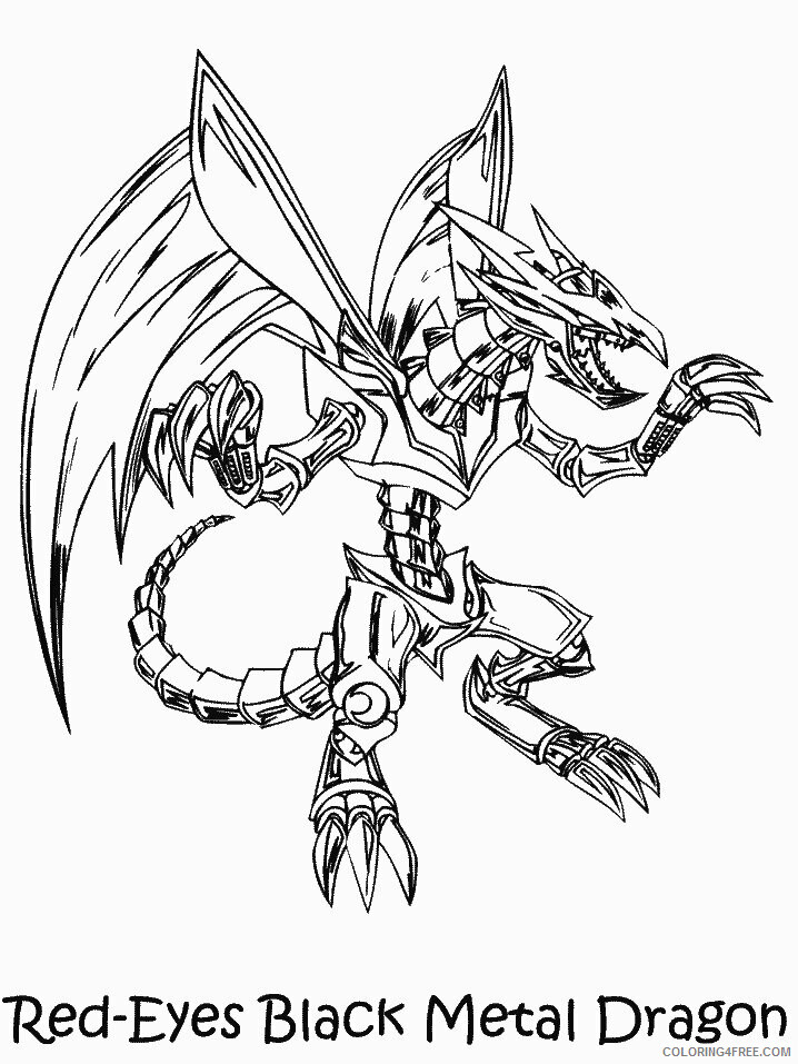 Yu Gi Oh Printable Coloring Pages Anime 22 2021 1173 Coloring4free