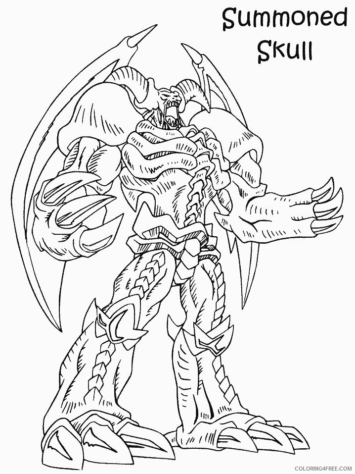 Yu Gi Oh Printable Coloring Pages Anime 26 2021 1177 Coloring4free