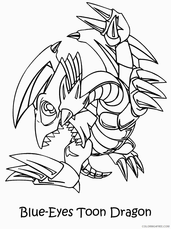 Yu Gi Oh Printable Coloring Pages Anime 37 2021 1187 Coloring4free