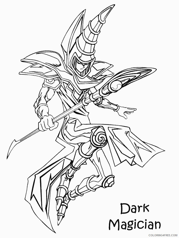 Yu Gi Oh Printable Coloring Pages Anime 39 2021 1189 Coloring4free