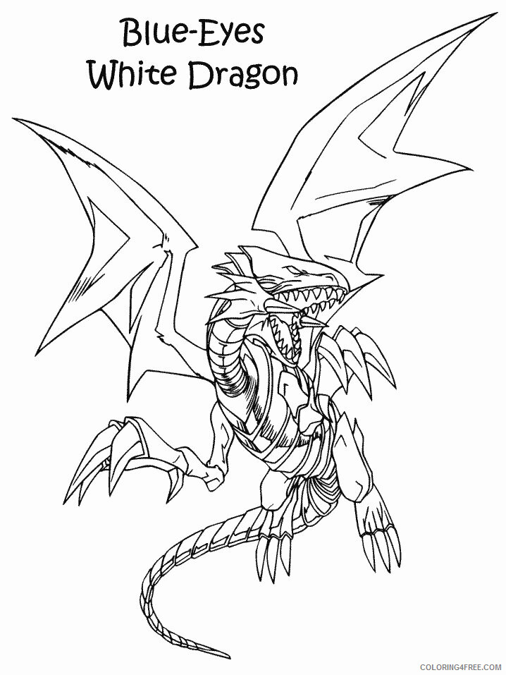 Yu Gi Oh Printable Coloring Pages Anime 9 2021 1195 Coloring4free