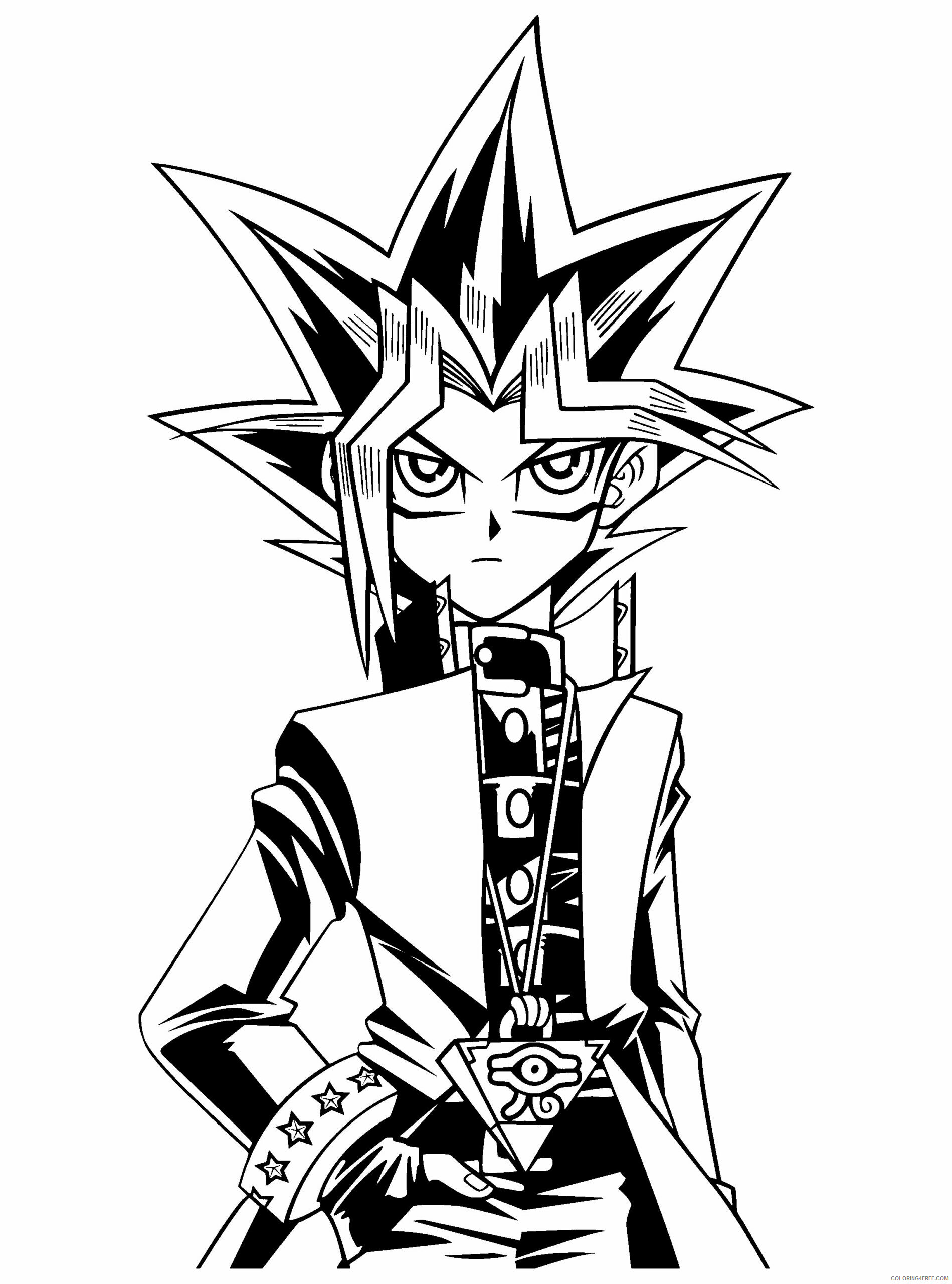 Yu Gi Oh Printable Coloring Pages Anime Free Yugioh 2021 1197 Coloring4free