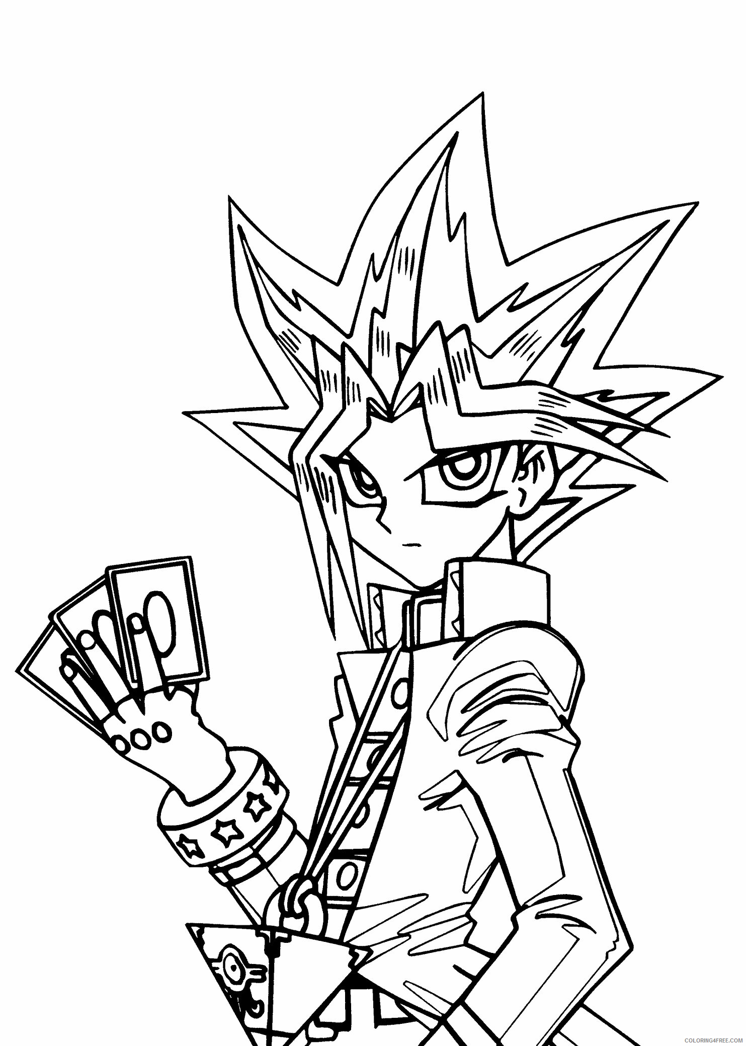 Yu Gi Oh Printable Coloring Pages Anime Printable Yugioh 2021 1201 Coloring4free