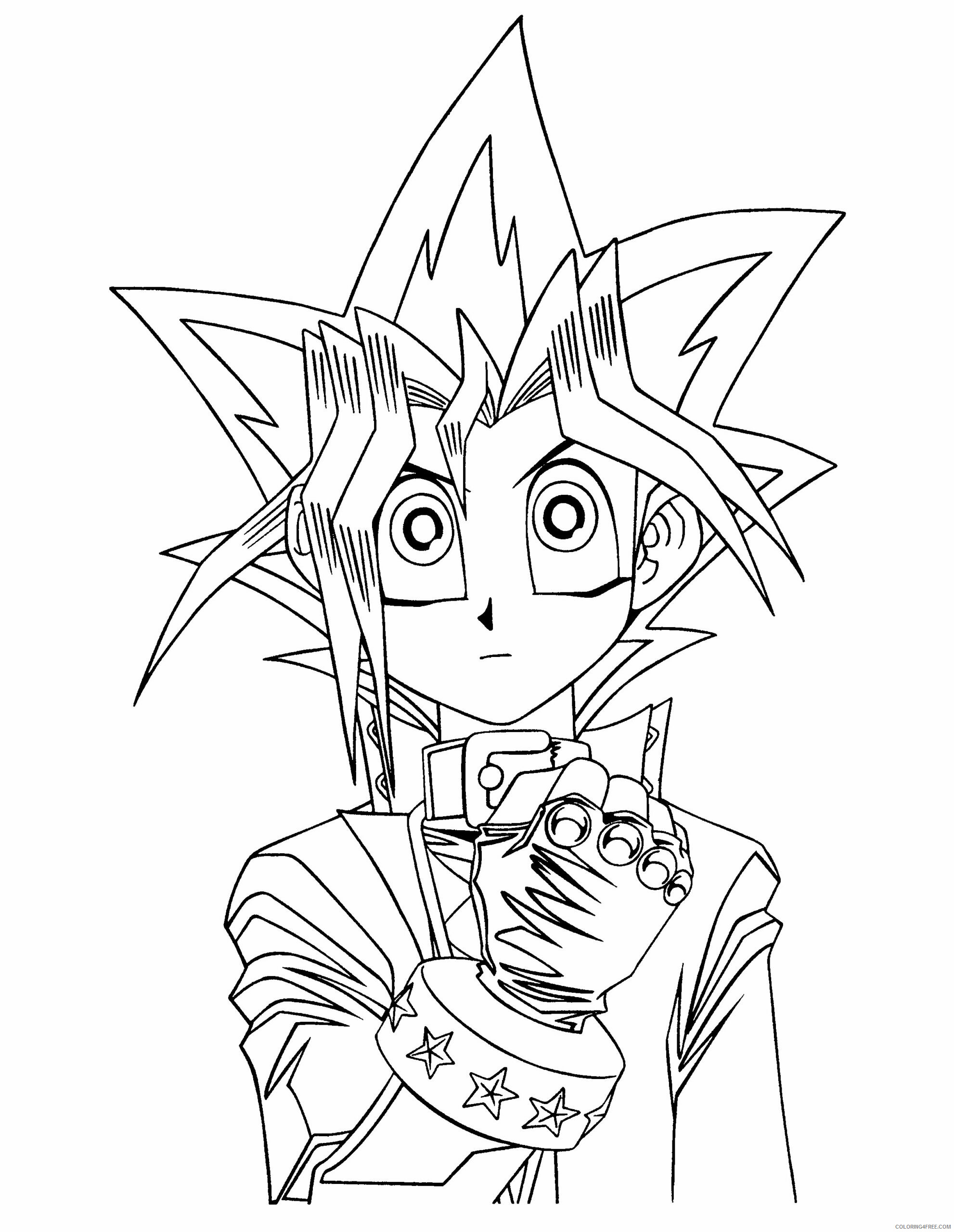 Yu Gi Oh Printable Coloring Pages Anime Yugioh 1 2021 1220 Coloring4free
