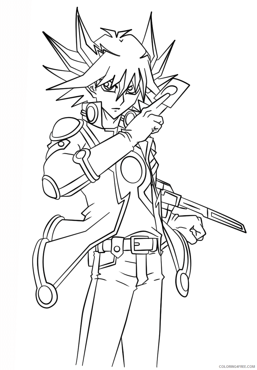 Yu Gi Oh Printable Coloring Pages Anime Yugioh 2021 1218 Coloring4free