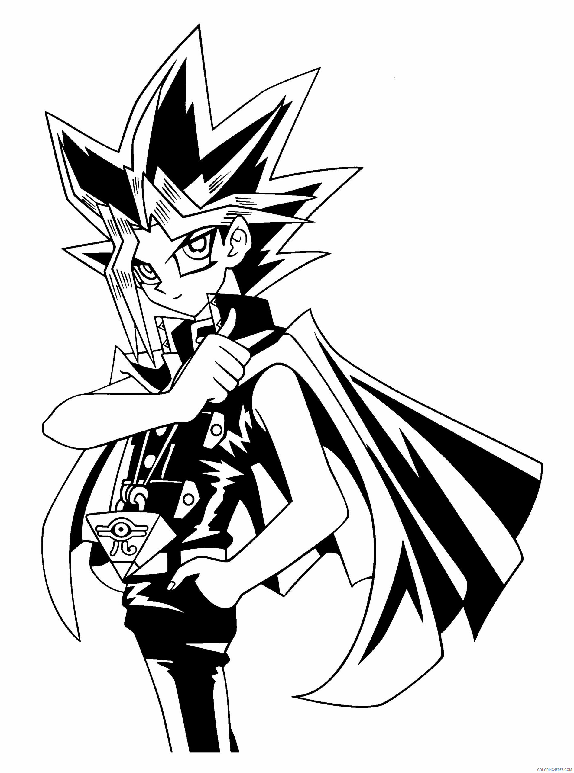 Yu Gi Oh Printable Coloring Pages Anime yu gi oh 1 2021 1221 Coloring4free