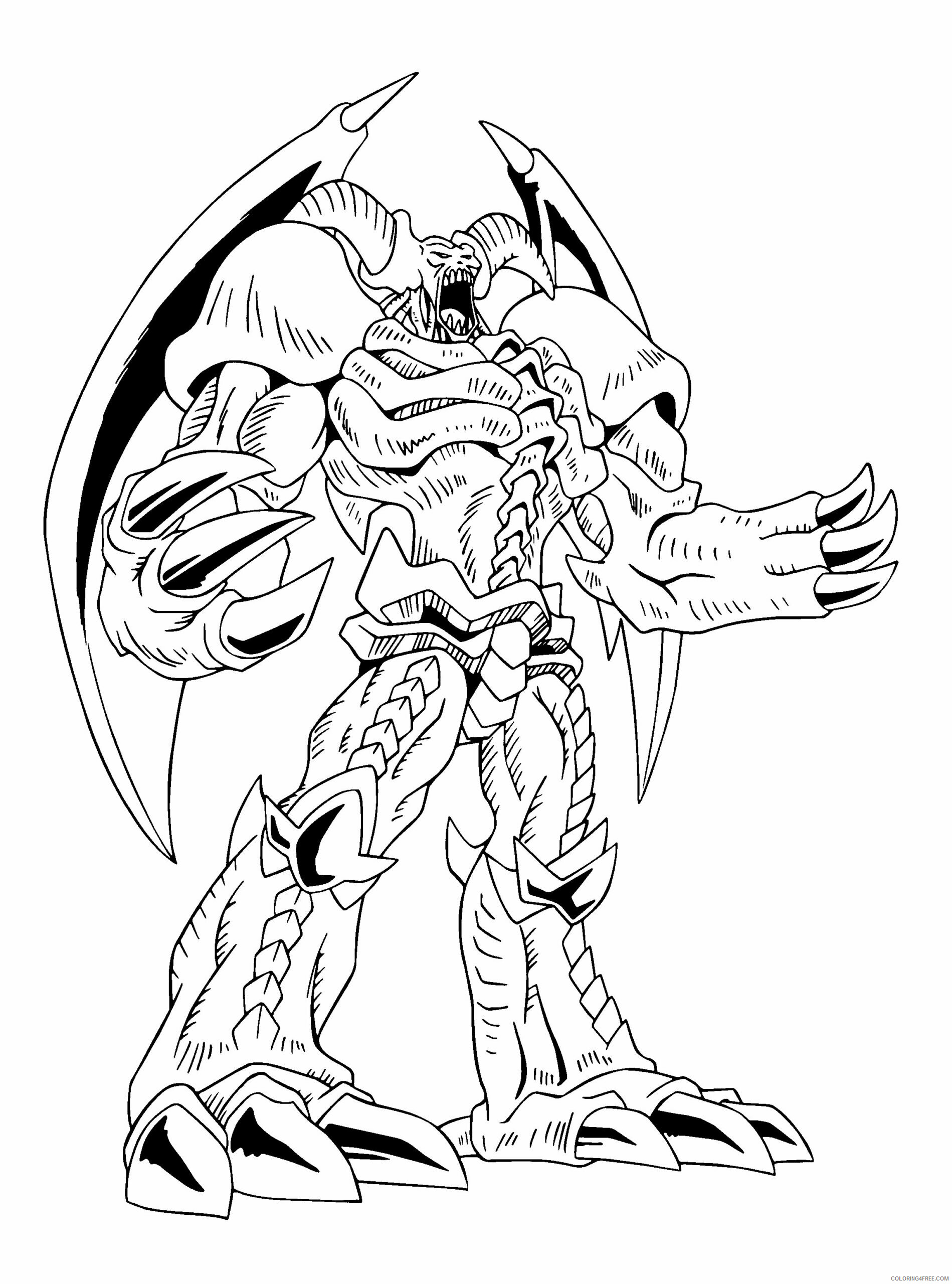 Yu Gi Oh Printable Coloring Pages Anime yu gi oh 2 2021 1247 Coloring4free