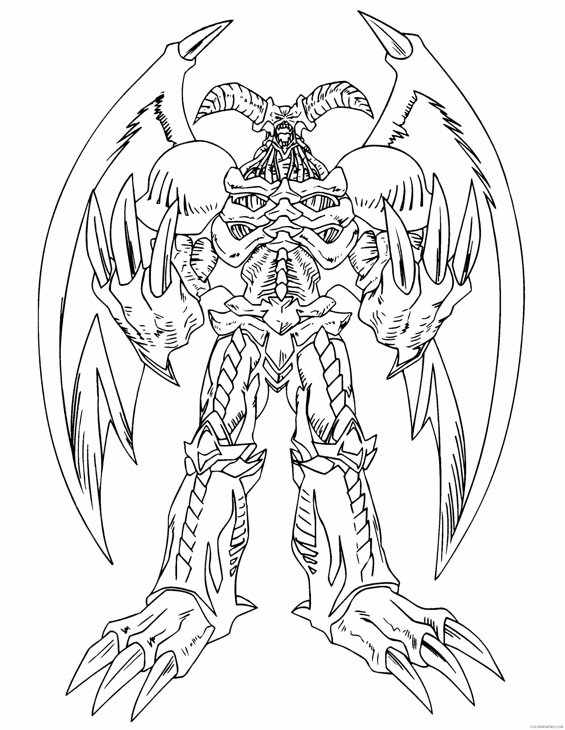 Yu Gi Oh Printable Coloring Pages Anime yu gi oh 31 2021 1262 Coloring4free