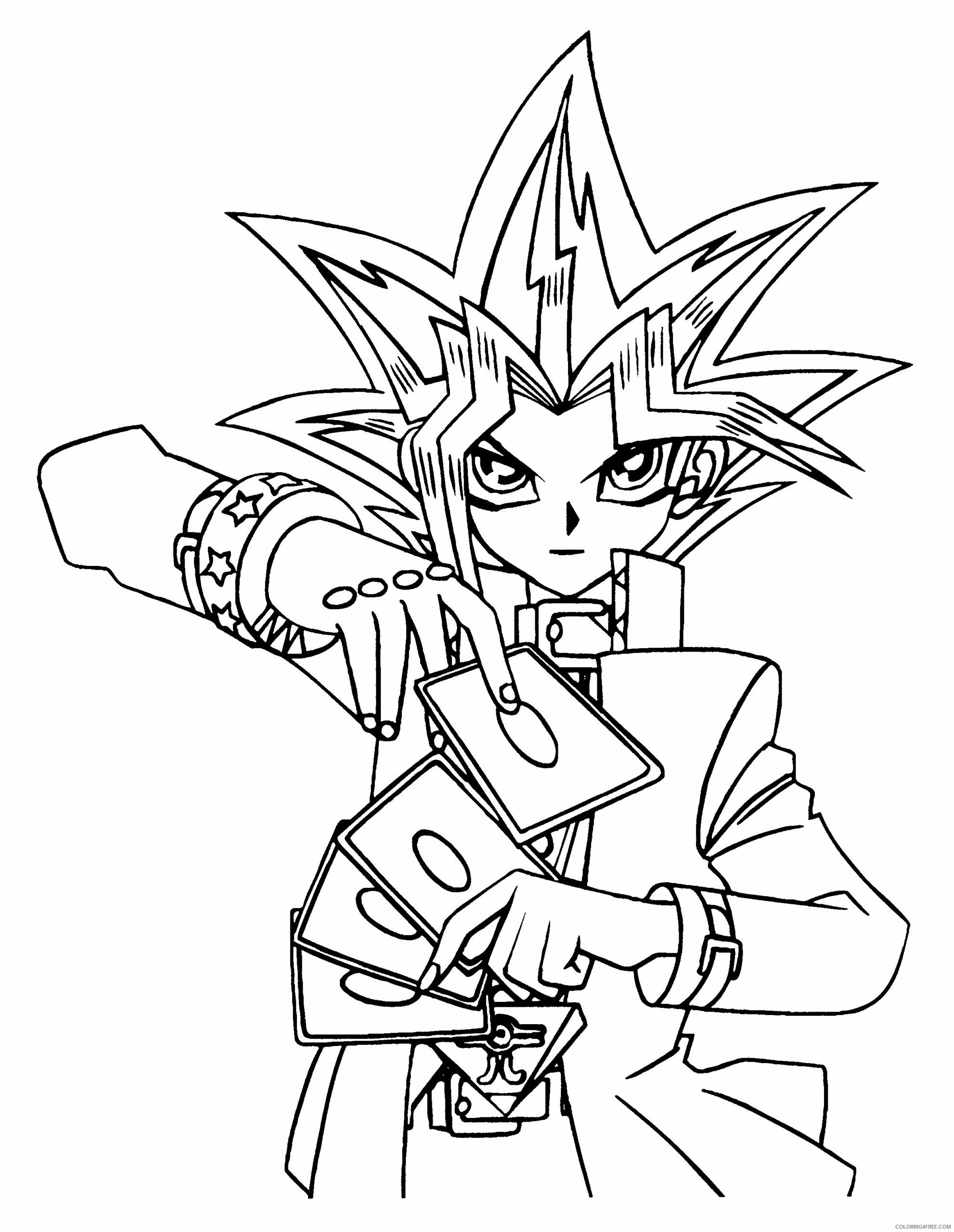 Yu Gi Oh Printable Coloring Pages Anime yu gi oh 51 2021 1278 Coloring4free