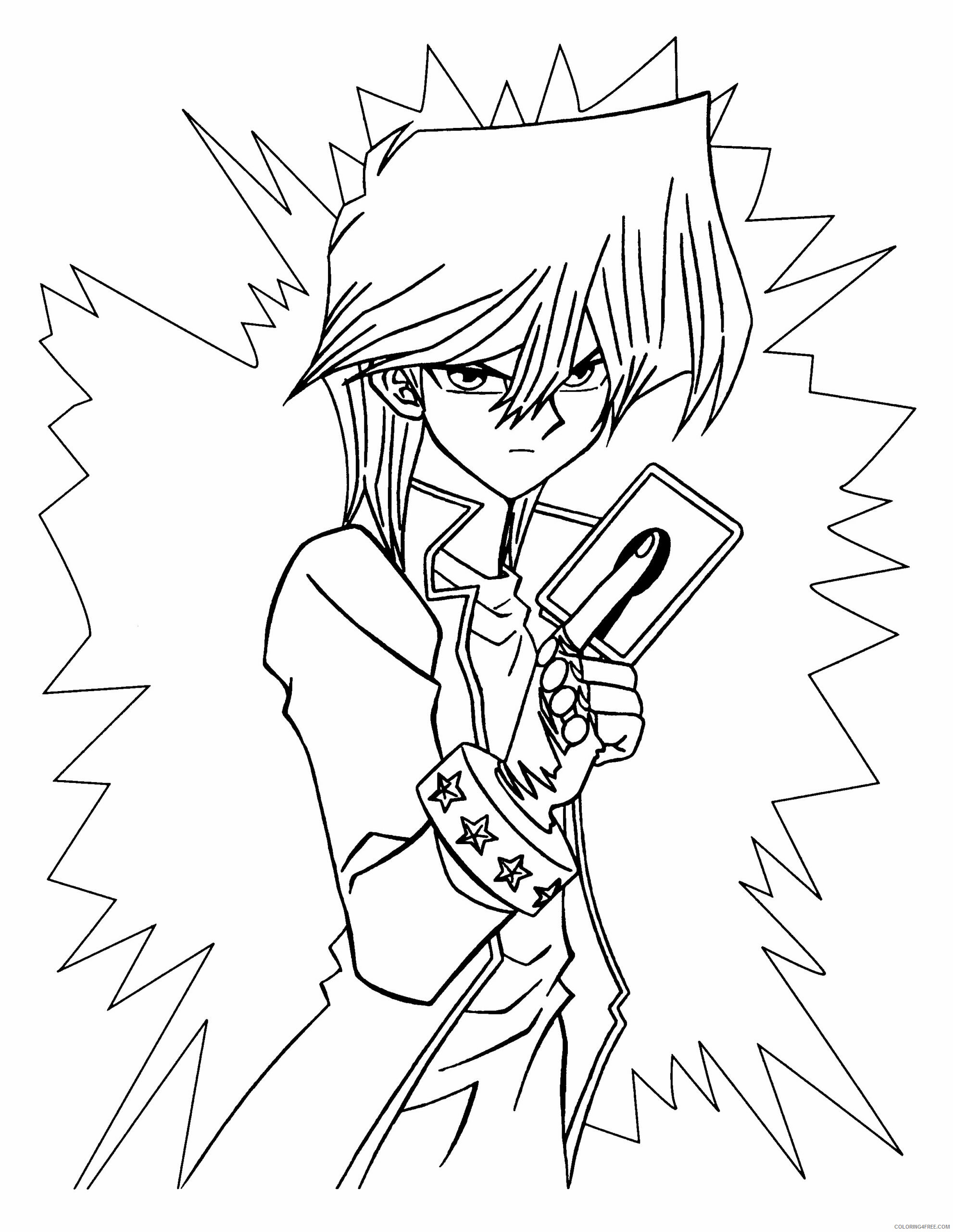 Yu Gi Oh Printable Coloring Pages Anime yu gi oh 57 2021 1284 Coloring4free