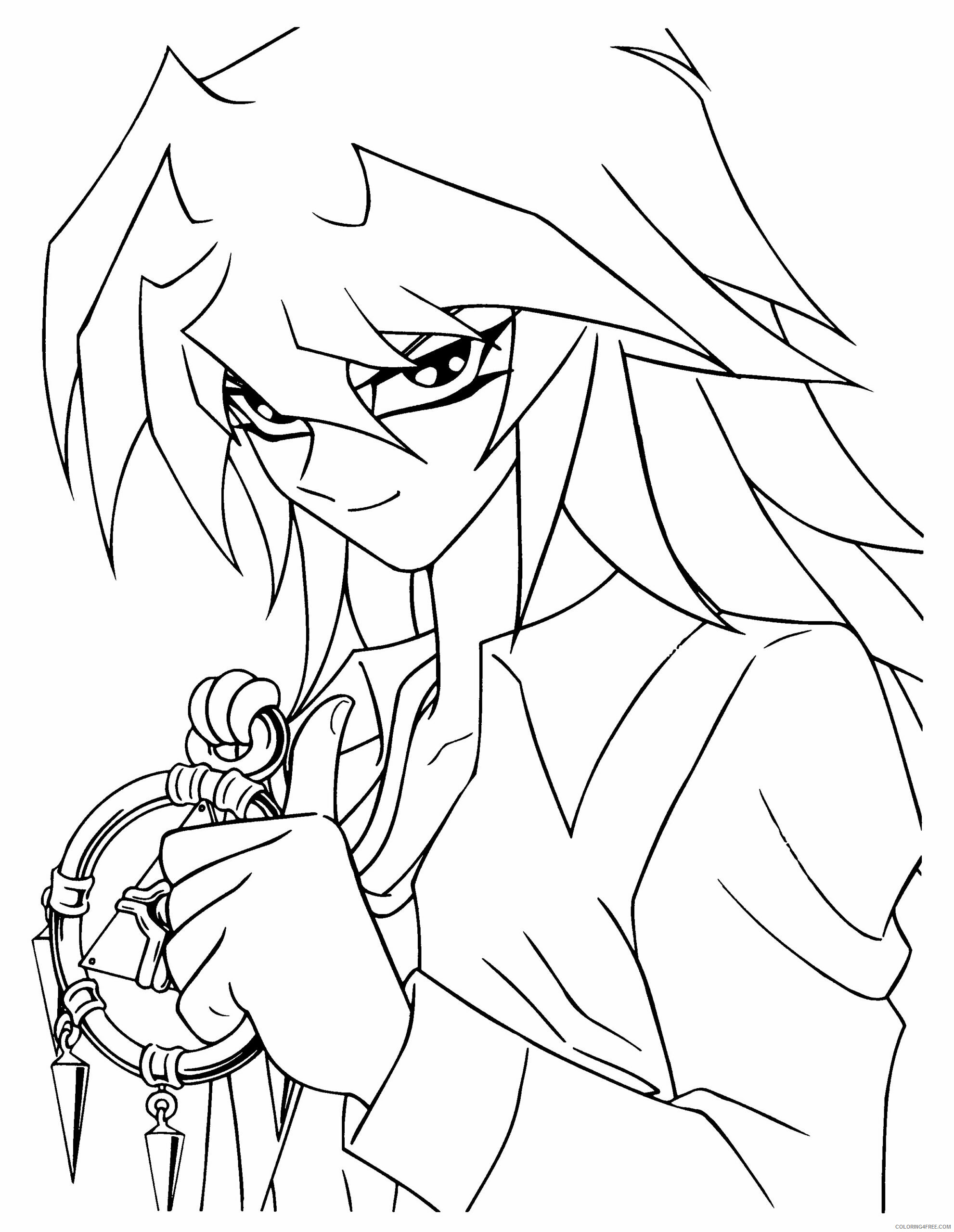 Yu Gi Oh Printable Coloring Pages Anime yu gi oh 88 2021 1314 Coloring4free