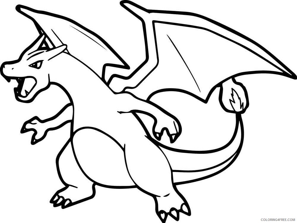 Charizard Coloring Pages charizard 3 Printable 2021 1466 Coloring4free