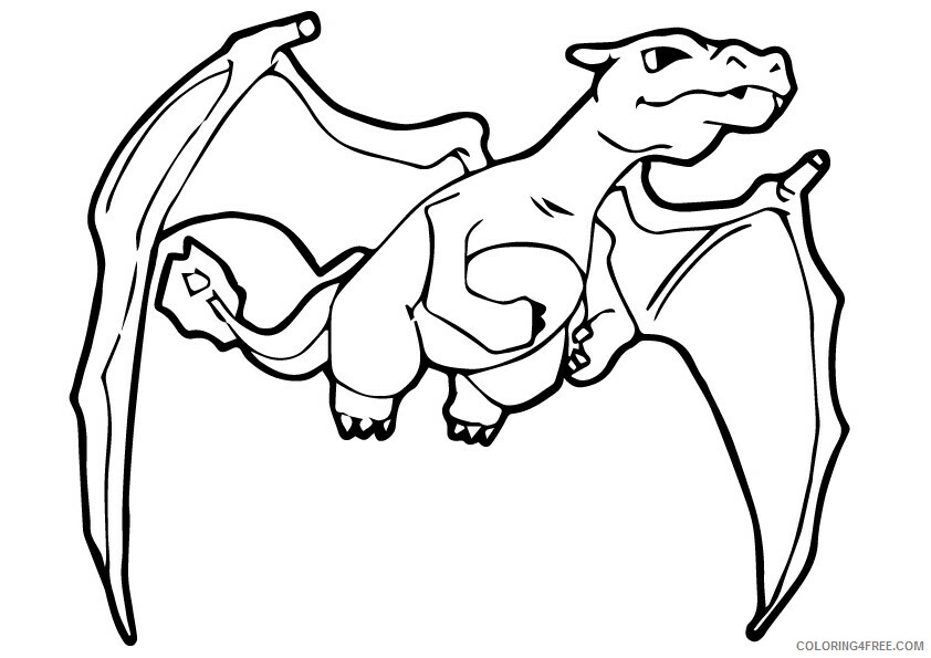 Charizard Coloring Pages charizard Printable 2021 1464 Coloring4free