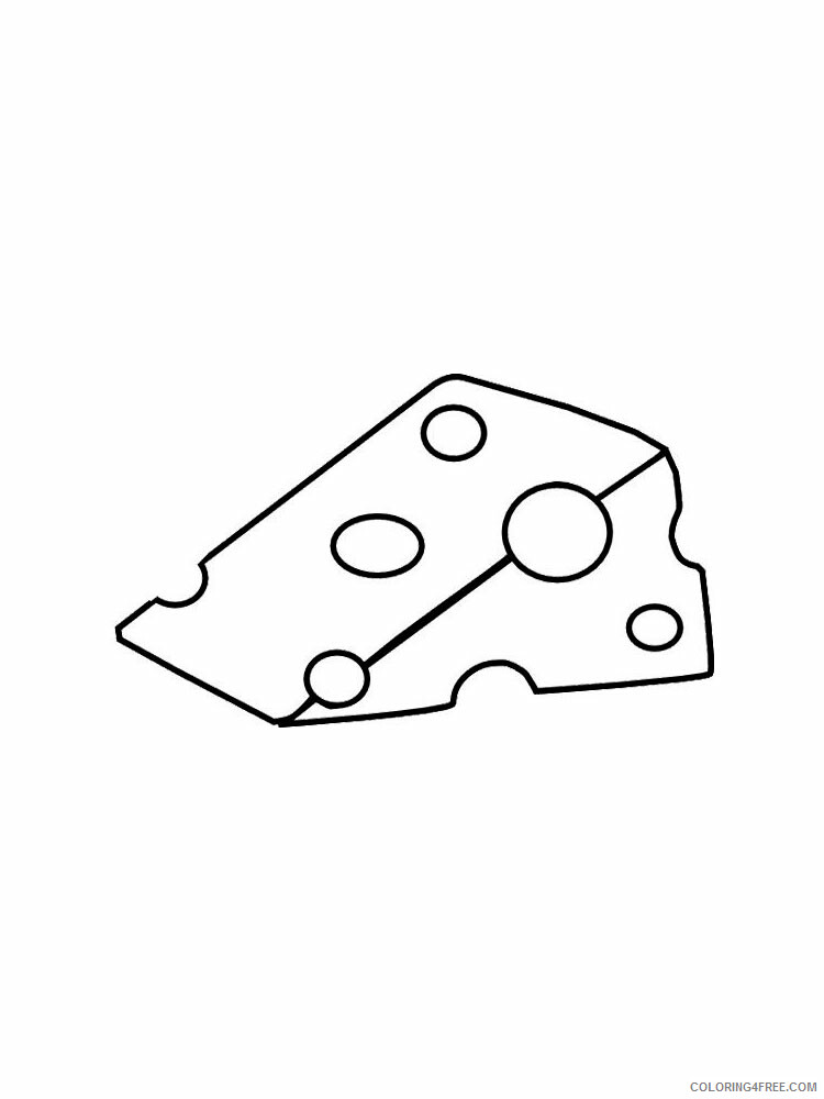Cheese Coloring Pages Cheese 5 Printable 2021 1472 Coloring4free
