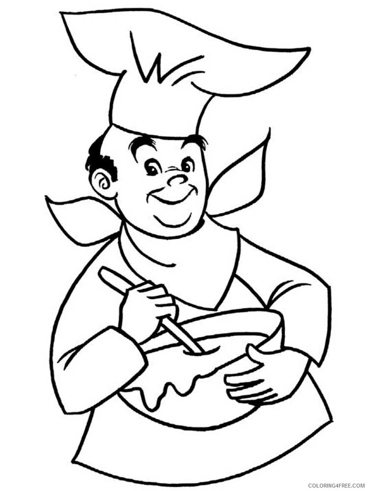 Chief Cook Coloring Pages Chief cook 1 Printable 2021 1477 Coloring4free
