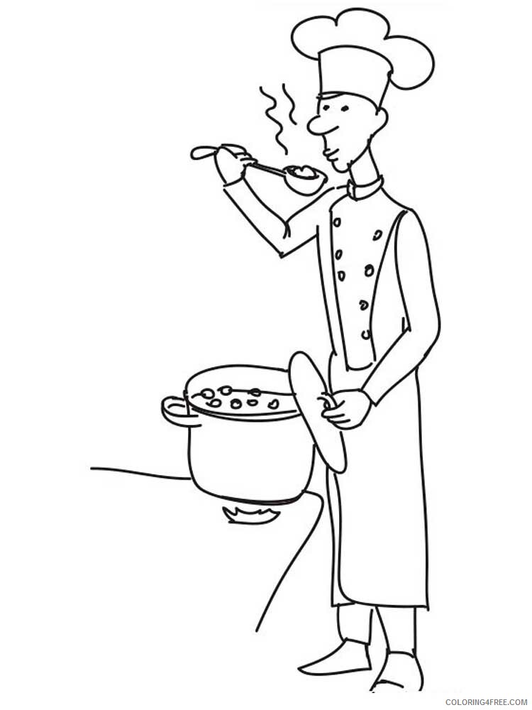 Chief Cook Coloring Pages Chief cook 15 Printable 2021 1481 Coloring4free