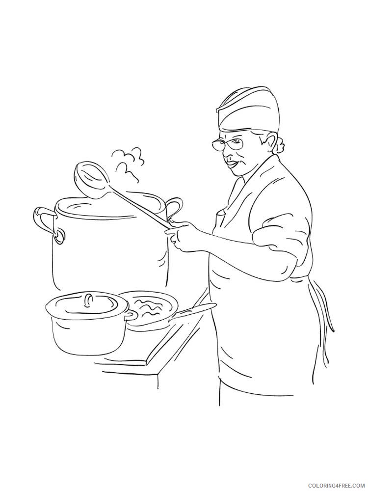 Chief Cook Coloring Pages Chief cook 19 Printable 2021 1482 Coloring4free