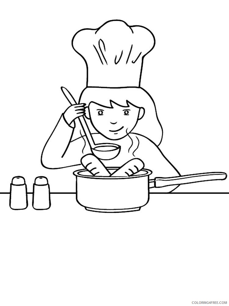 Chief Cook Coloring Pages Chief cook 3 Printable 2021 1484 Coloring4free