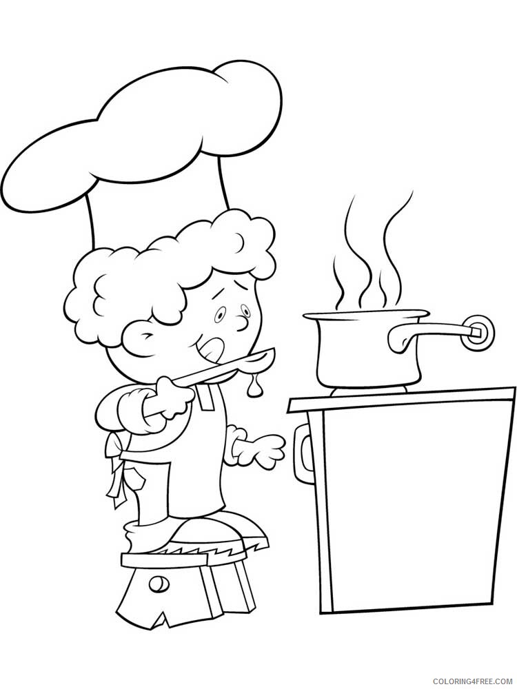 Chief Cook Coloring Pages Chief cook 4 Printable 2021 1485 Coloring4free