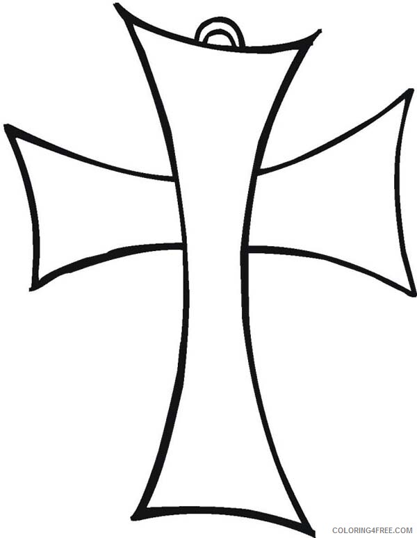 Christian Coloring Pages Christian Cross Printable 2021 1498 Coloring4free