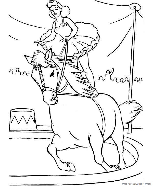 Circus Coloring Pages Amazing Circus Show Printable 2021 1539 Coloring4free