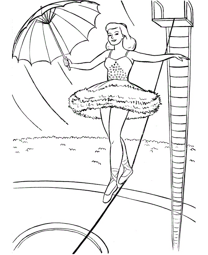 Circus Coloring Pages Circus Free Printable 2021 1591 Coloring4free