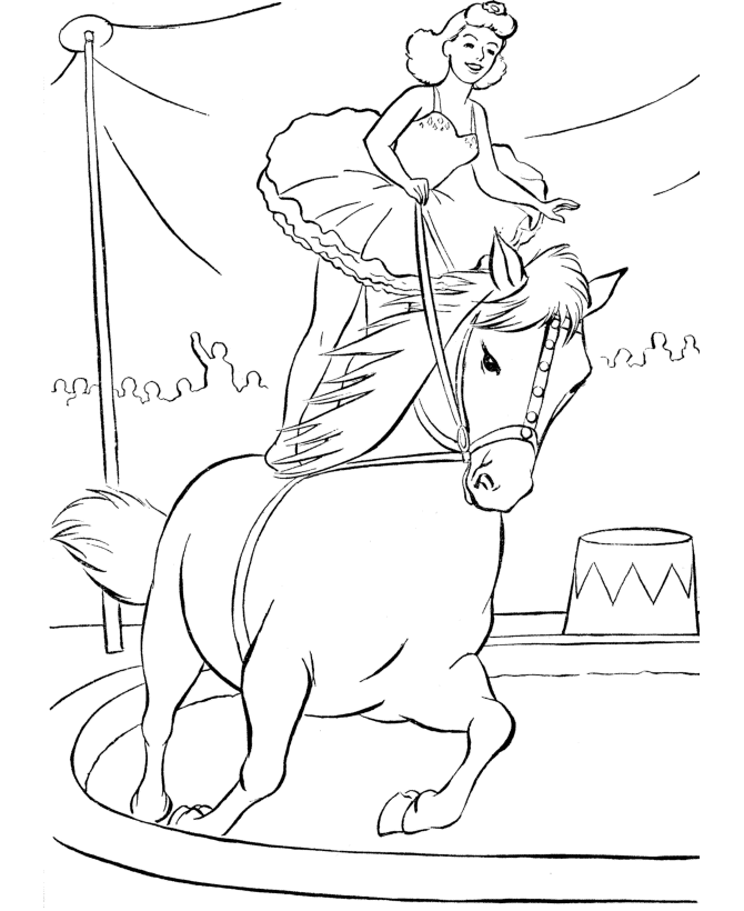 Circus Coloring Pages Circus To Print Printable 2021 1593 Coloring4free