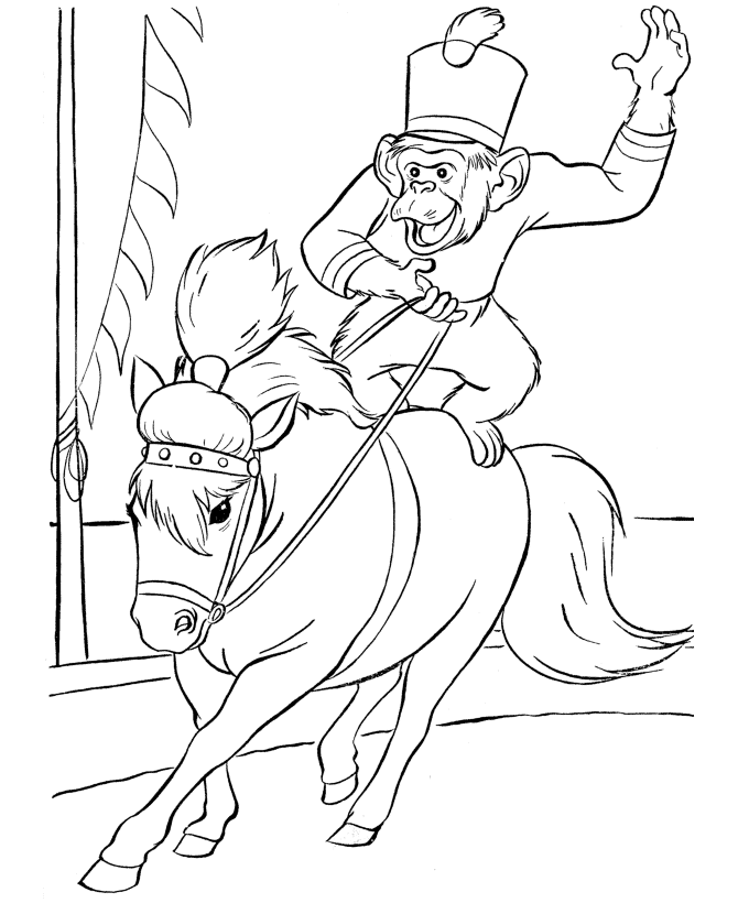 Circus Coloring Pages Free Circus Printable 2021 1606 Coloring4free