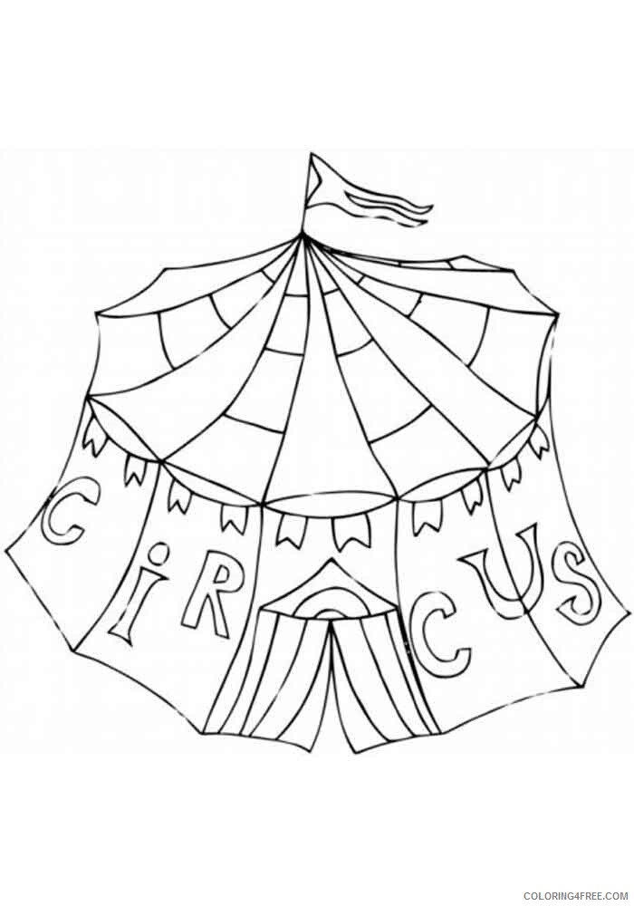 Circus Coloring Pages circus 11 Printable 2021 1581 Coloring4free