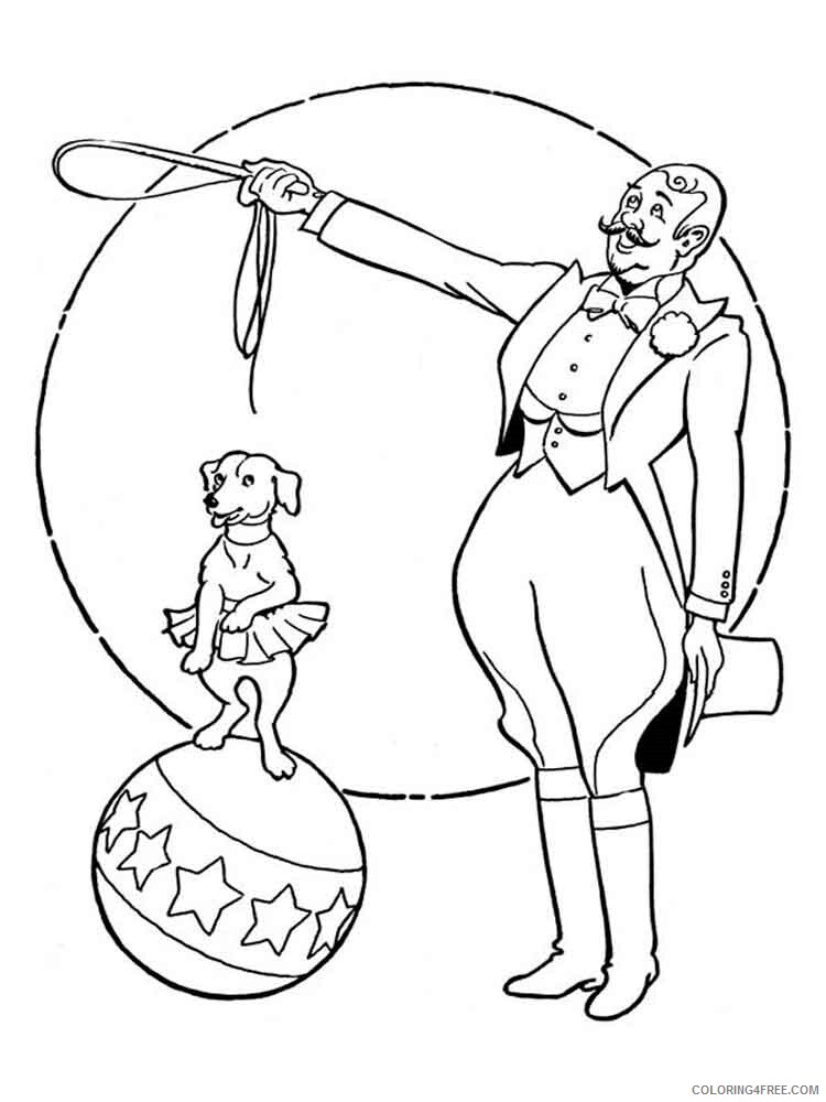 Circus Coloring Pages circus 6 Printable 2021 1587 Coloring4free