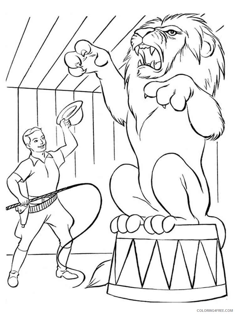 Circus Coloring Pages circus 7 Printable 2021 1588 Coloring4free