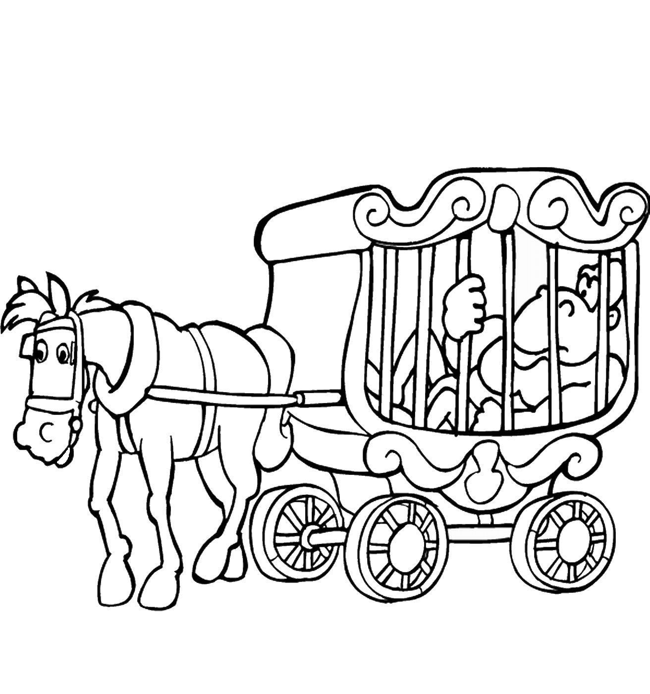 Circus Coloring Pages circus15 Printable 2021 1550 Coloring4free