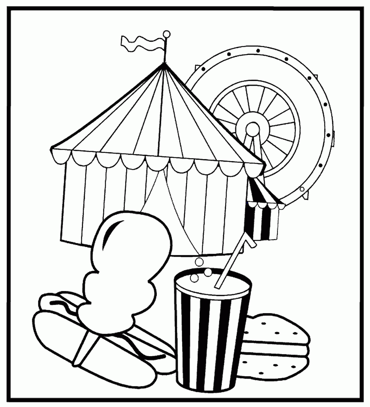Circus Coloring Pages circusc2 Printable 2021 1573 Coloring4free