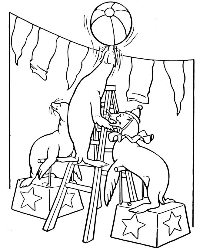 Circus Coloring Pages of Circus Animals Printable 2021 1604 Coloring4free