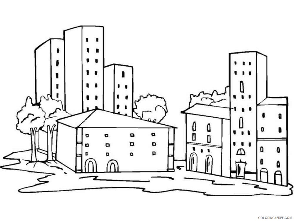 City Coloring Pages city 1 Printable 2021 1628 Coloring4free