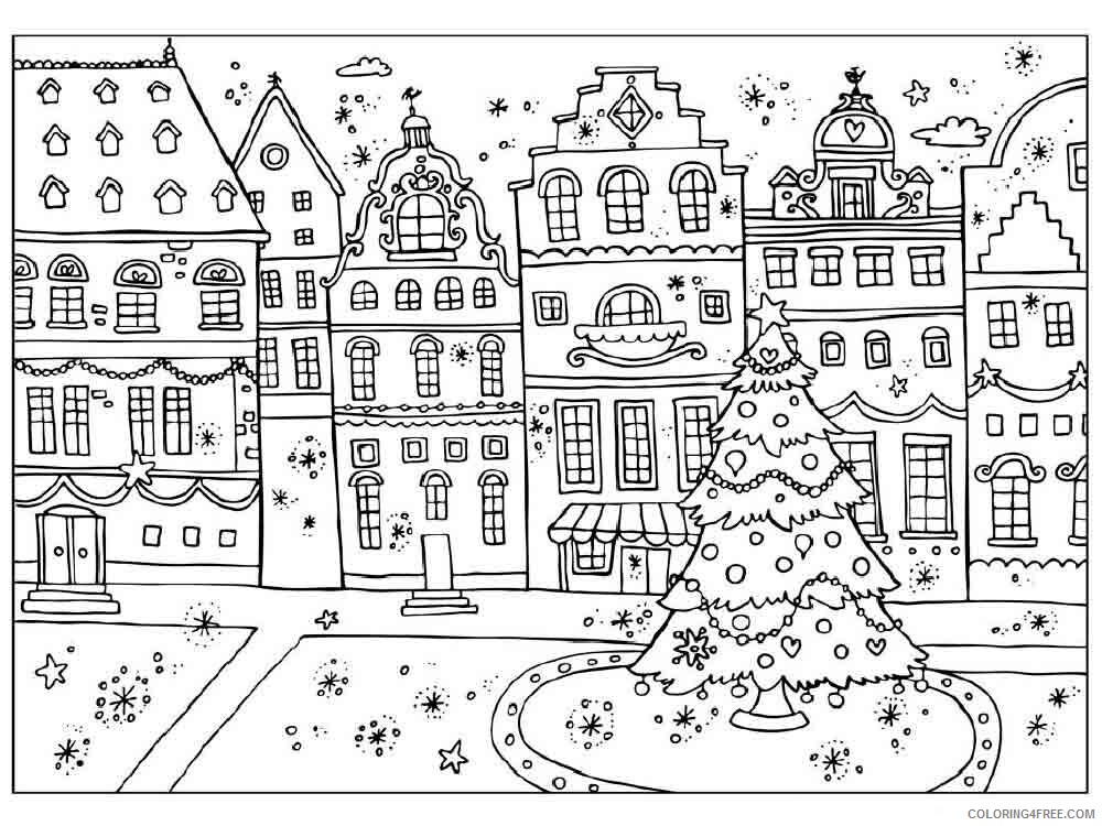 City Coloring Pages city 12 Printable 2021 1629 Coloring4free