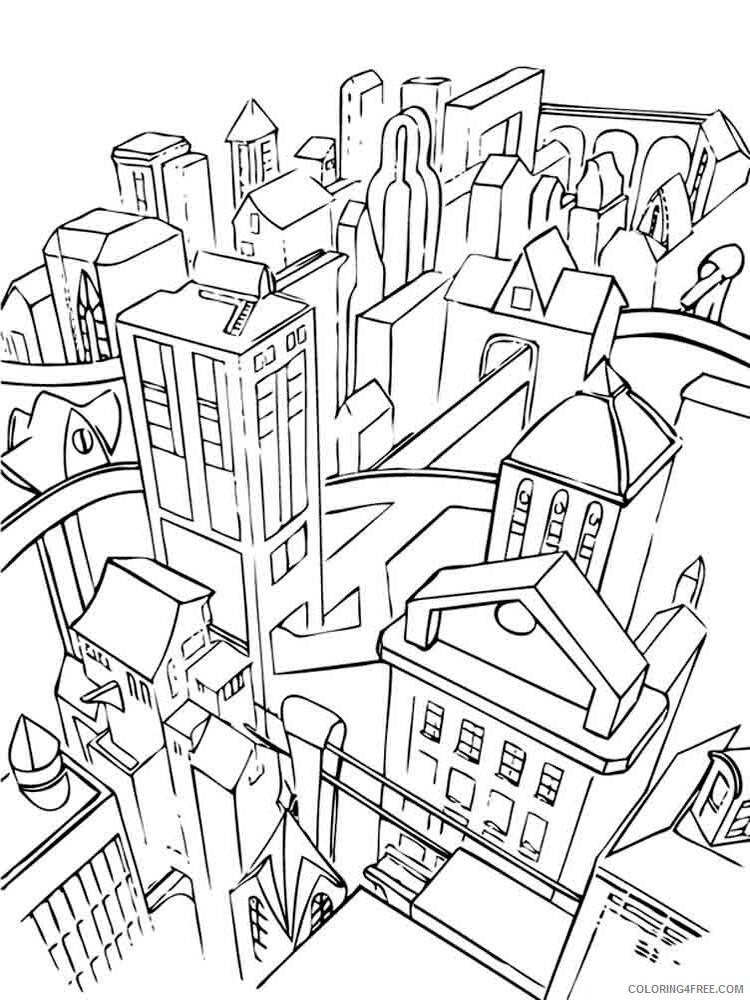 City Coloring Pages city 9 Printable 2021 1634 Coloring4free
